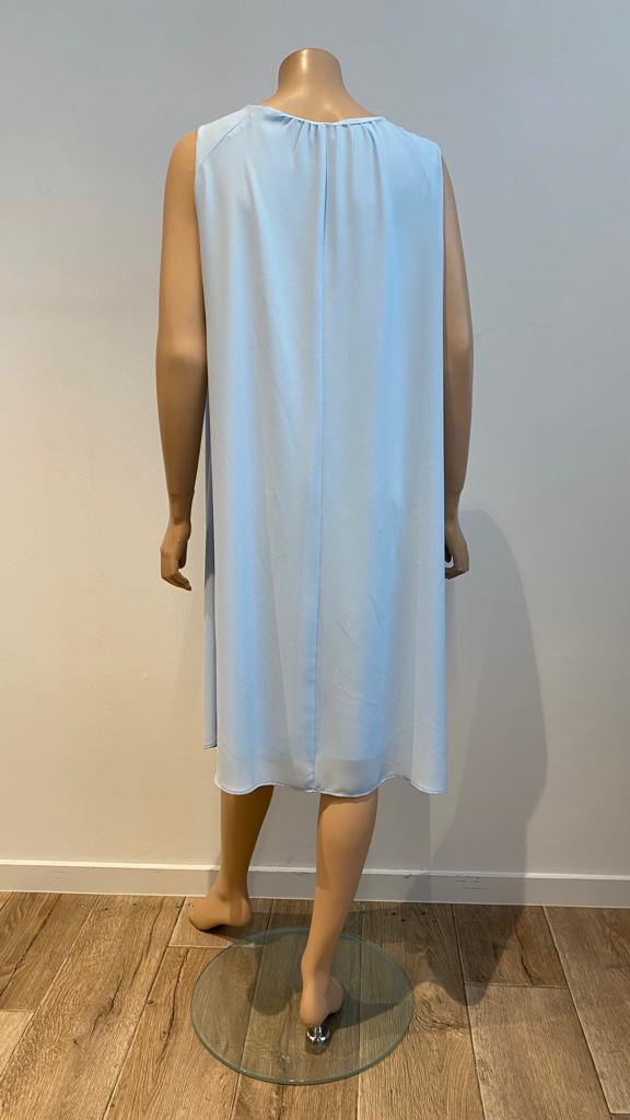 Kleedje Bleekblauw Atmos Fashion ( 9203 Menfi Ciel ) - Delaere Womenswear
