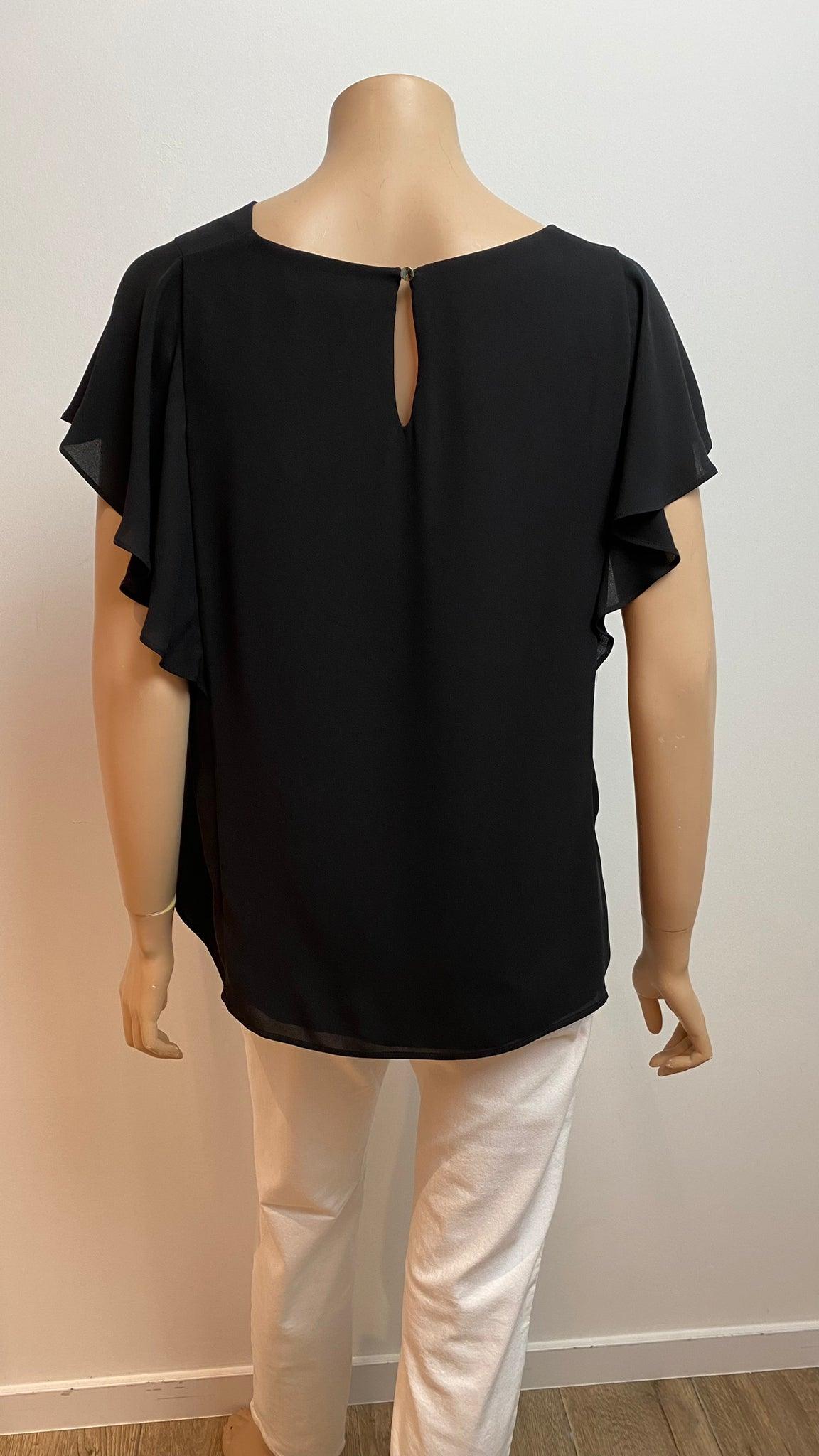 Bloes Zwart Atmos Fashion ( 9072 Menfi Black ) - Delaere Womenswear