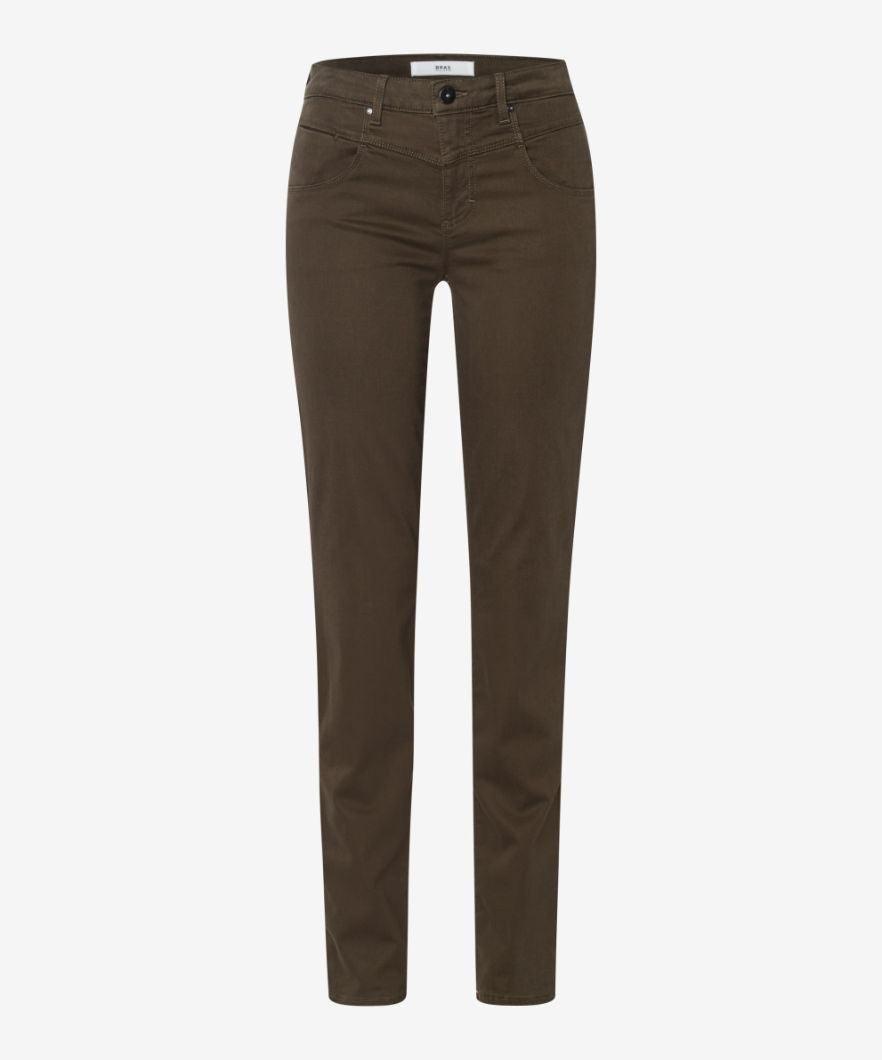 Broek Kaki Brax ( Shakira 1707/33 ) - Delaere Womenswear