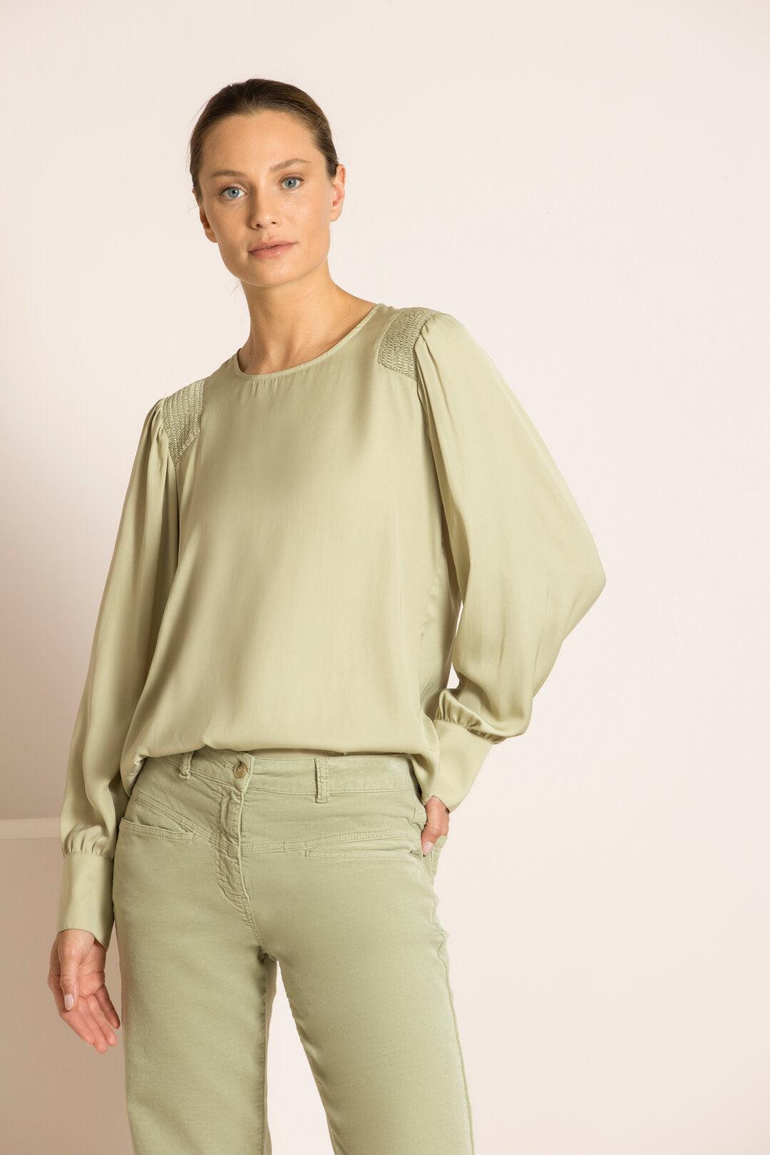 Bloes Groen Gigue ( Hana 720/550 ) - Delaere Womenswear