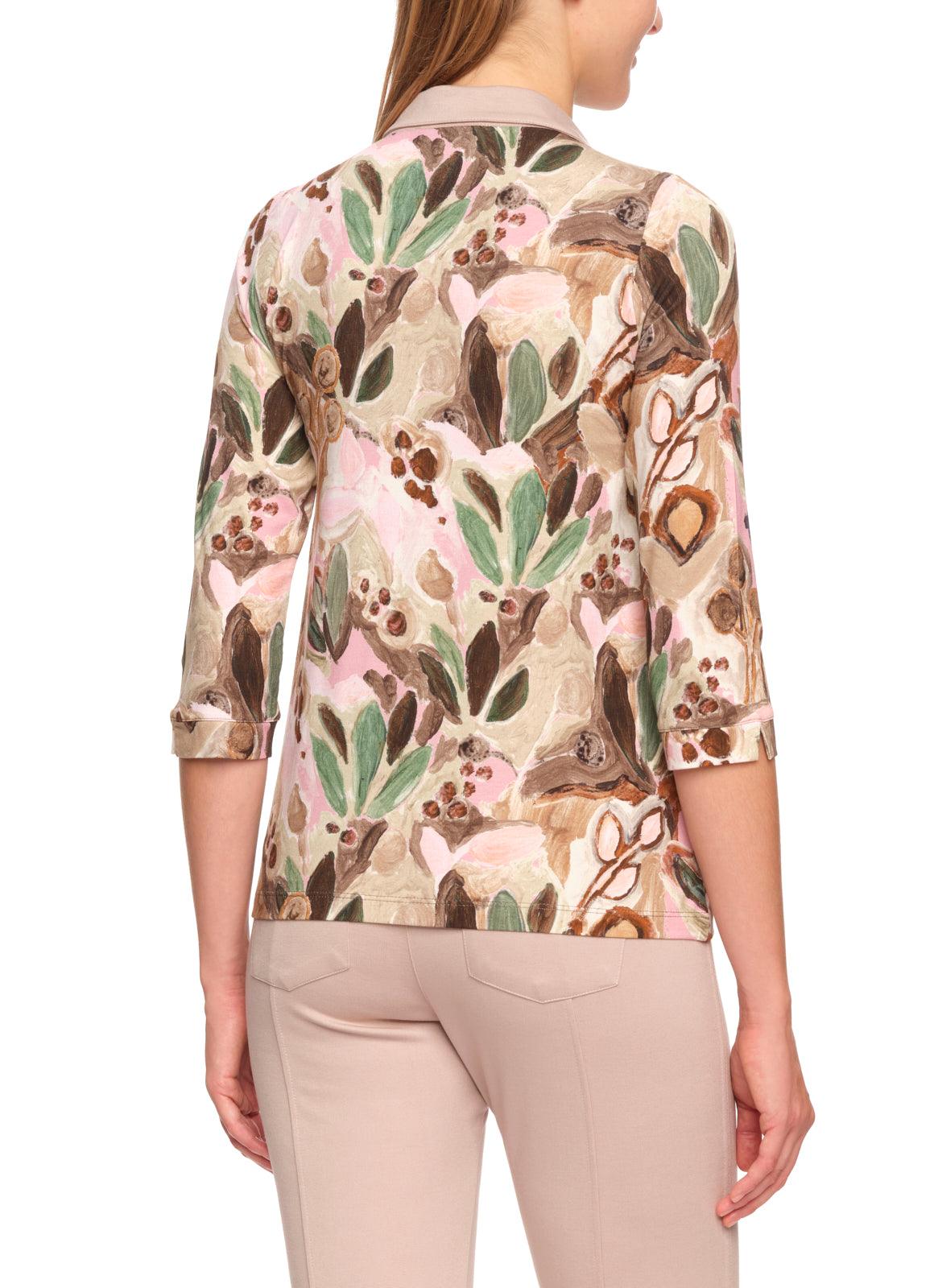 T-Shirt Roze Gollehaug ( 2311-23235/431 ) - Delaere Womenswear
