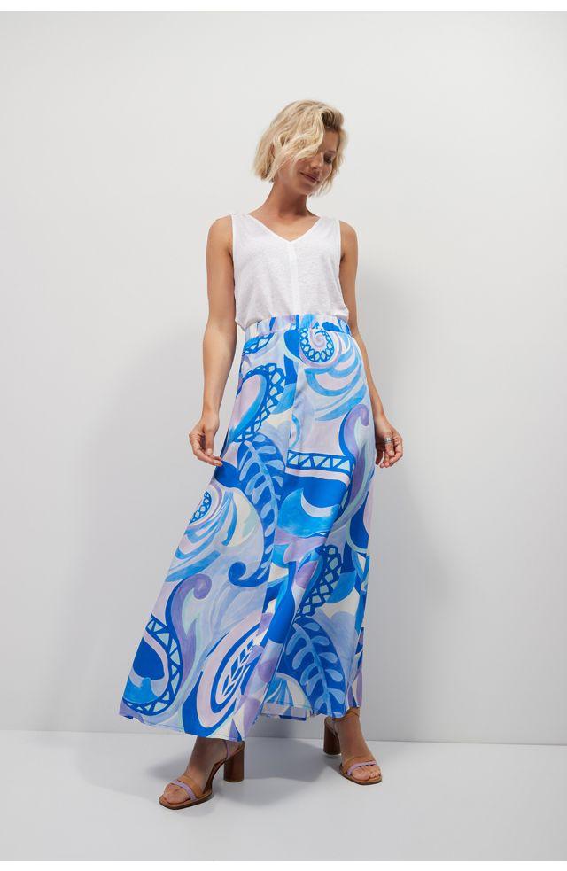 Rok Blauw Her ( Benja 127/656 ) - Delaere Womenswear