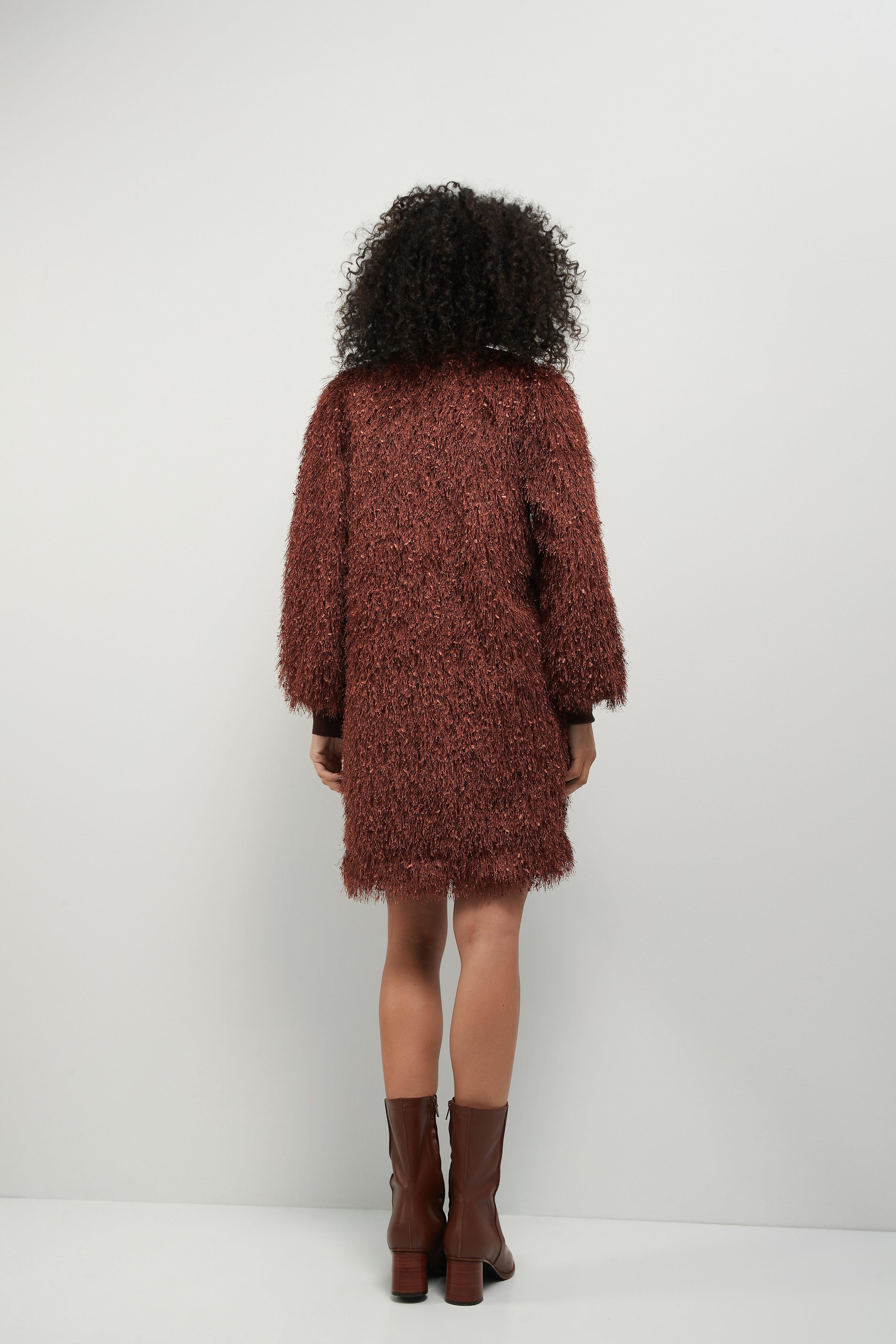 Kleedje Bruin Her ( Bazar 108/473 ) - Delaere Womenswear