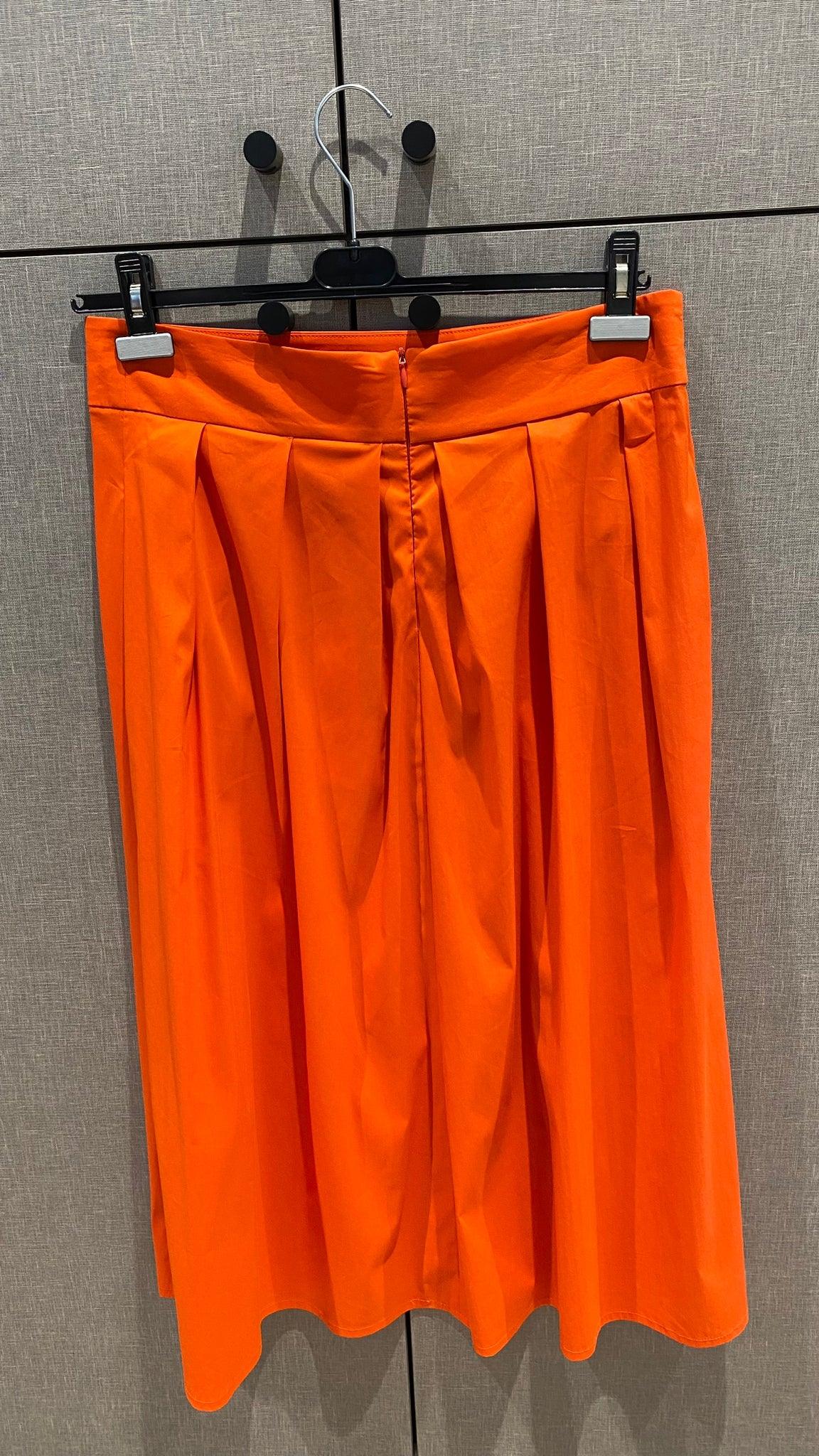 Rok Oranje Leonie De Paris ( Lott Katoen/Oranje ) - Delaere Womenswear