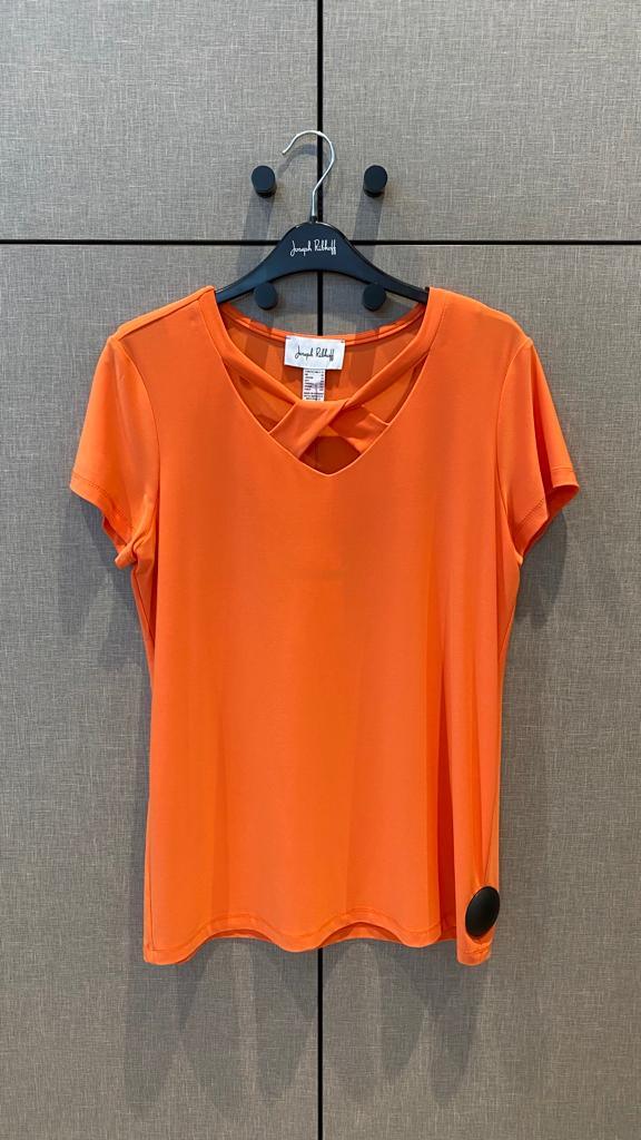 T-Shirt Oranje Ribkoff ( 232144/4025 ) - Delaere Womenswear