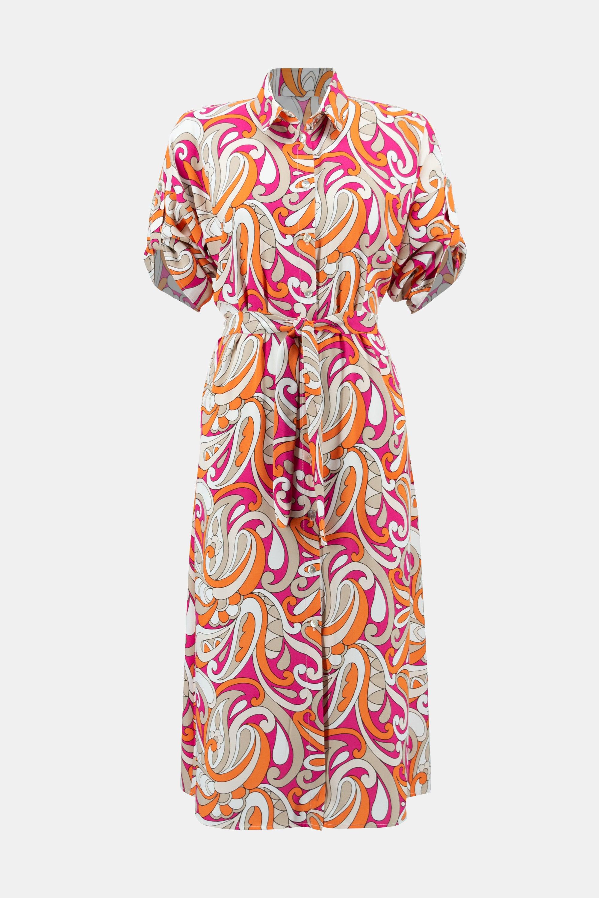 Kleedje Oranje Ribkoff ( 232114/2539 ) - Delaere Womenswear