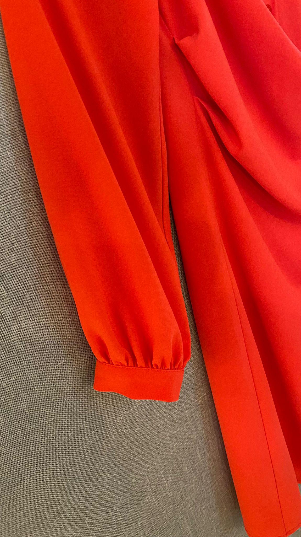 Kleedje Rood Senso ( 8764 Silia/Flame ) - Delaere Womenswear