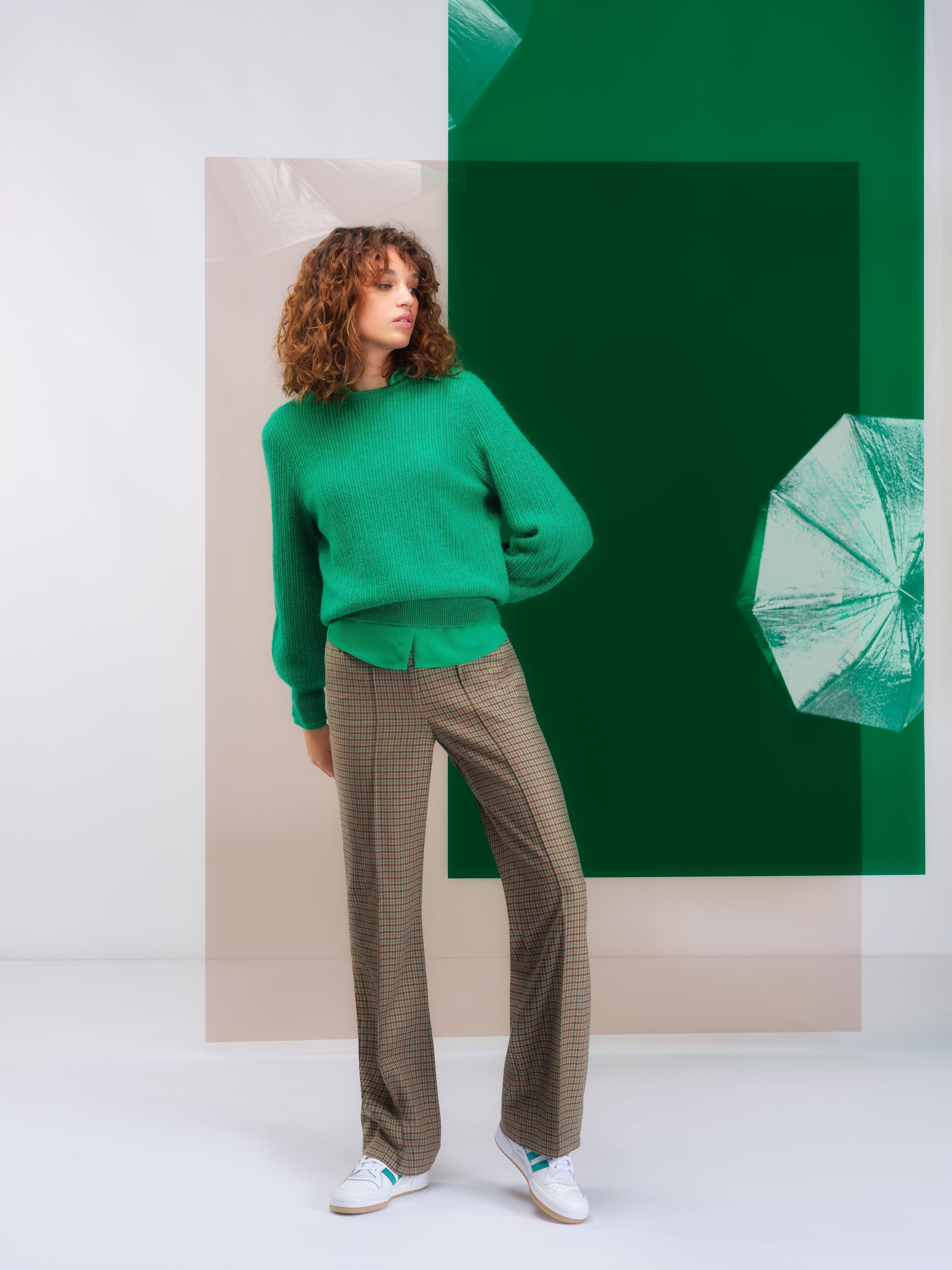 Broek Groen Senso ( 5542 Elti/Green ) - Delaere Womenswear